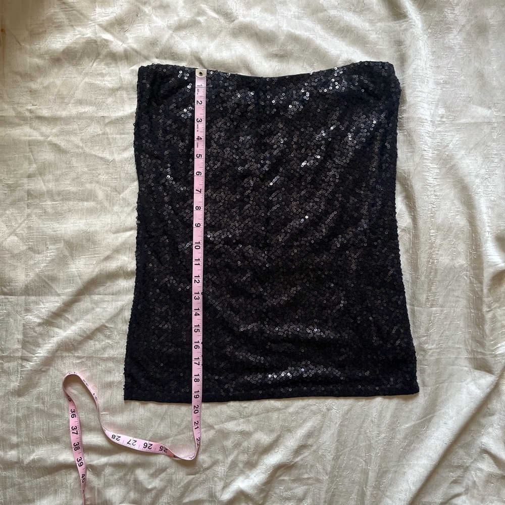 CAbi Black Sequin Pencil Skirt - Picture 3 of 4